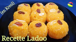 Recette Ladoo Besan Mauricien en Kreol 🇲🇺  Special Ganesh Chaturthi [upl. by Arodoet]