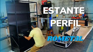 Dicas e macetes de estante industrialperfil de alumínio Link  Rometal [upl. by Hoag]