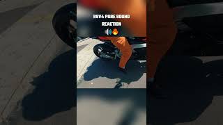 APRILIA RSV4 SC EXHUAST PURE SOUND 🔥 [upl. by Eihcir771]