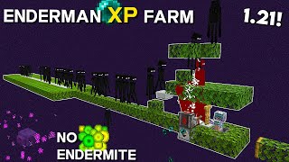 Minecraft Enderman XP Farm Tutorial 121  No Endermite Enderman Farm  Easy XP Farm [upl. by Assyl]