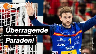 Spanien – Dänemark Highlights  Halbfinale HandballEM 2022  sportstudio [upl. by Aracot478]