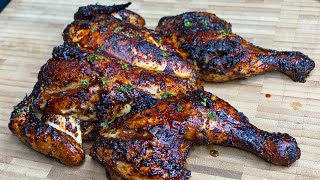 Homemade Oven amp Grilled Jerk Chicken with Sauce  Lesson 23  Morris Time Cooking [upl. by Annaerb]