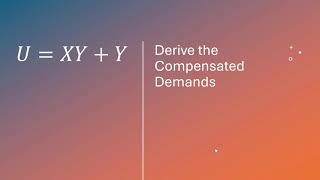 Solve for the Compensated Demands [upl. by Rattray]