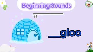 Phonics  Beginning Sounds6 Quiz Questions For Kids  English Vocabulary Booster [upl. by Mathis]