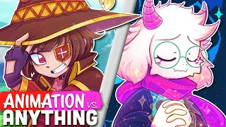 Megumin vs Ralsei  Rap Battle ANIMATION VS ANYTHING CH II [upl. by Aikim]