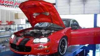 98 SS Camaro Vortech Supercharger Dyno [upl. by Edualcnaej905]