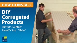 How to SUNTUF® Installation DIY [upl. by Lashond]