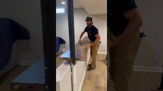 Live edge walnut countertop install 🤙 shorts woodworking columbusohio asmr diy [upl. by Wimsatt]