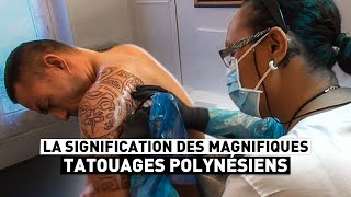 La signification des magnifiques tatouages polynésiens [upl. by Sirred]