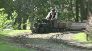 5quot and 7 14quot Gauge Railroad in Swiss vapeur parc Part 2 [upl. by Freud]