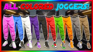 NEW SOLO GTA 5 HOW TO GET ALL COLORED JOGGERS AFTER PATCH 169  GTA Online [upl. by Cord]