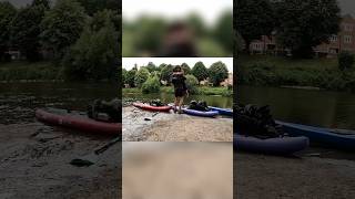 River Challenge 7 Days of Paddle amp Camping 🚣🏻‍♂️⛺️ shorts paddleboarding supboarding [upl. by Eilegna]