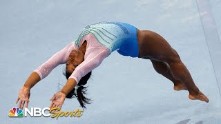 Simone Biles makes 2019 debut wins allaround at Stuttgart World Cup  NBC Sports [upl. by Nadler749]