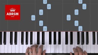 Romanze  Mozart  ABRSM Piano Grade 3 2017 amp 2018 A2  Synthesia ‘live keys’ tutorial [upl. by Blood939]