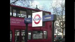 Londoner UBahn Anfänge u Entwicklung Meilensteine 2542012 [upl. by Rasure727]