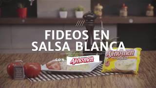 Fideos en Salsa Blanca I Ajinomen® [upl. by Inavoj]