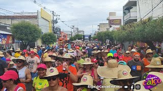 Em um domingo escaldante os foliões fizeram presentes no corredor da folia no carnaval de Caicó [upl. by Oicaroh]