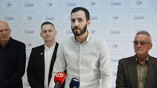 Domovinski pokret o raskidu koalicije s Hrvatskim suverenistima u Vukovaru [upl. by Atalanta]