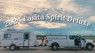 2024 Casita Spirit Deluxe  PICK UP DAY  SC to TX roadtrip [upl. by Durrett]