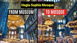 Hagia Sophia Mosque  Turkey vlog [upl. by Aneeuqal]