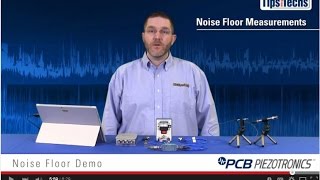 Noise Floor Calculations in Acoustic Testing  Demonstration [upl. by Eiwoh]