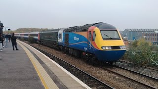 43089  43159 slowly pass Wakefield kirkgate with a 2 tone [upl. by Broida]