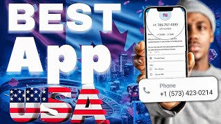 2 Best Apps For USA Numbers  How To Get US Number For Free [upl. by Attalanta]