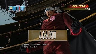 JStars Victory Vs Akainu Gameplay PS3 [upl. by Enairda]