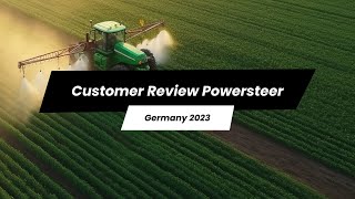 FieldBee PowerSteer autosteer system  Customer review 2023 Germany [upl. by Pip]