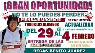 🚨¡𝗘𝗦 𝗧𝗨 𝗚𝗥𝗔𝗡 𝗢𝗣𝗢𝗥𝗧𝗨𝗡𝗜𝗗𝗔𝗗 𝗬 𝗔𝗣𝗥𝗢𝗩𝗘𝗖𝗛𝗔𝗟𝗔🚨 LISTA DE ESCUELAS PARA ENTREGA DE 𝑵𝑼𝑬𝑽𝑨𝑺 𝑻𝑨𝑹𝑱𝑬𝑻𝑨𝑺 𝑩𝑰𝑬𝑵𝑬𝑺𝑻𝑨𝑹 [upl. by Marih]