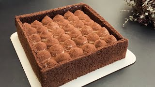 Tiramisu Cake Recipe Chocolate Tiramisu Tart [upl. by Annawoj]