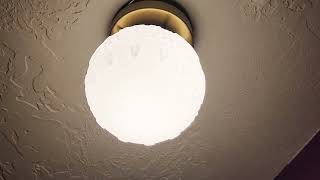 Daunton Semi Flush Mount Ceiling Light Review Gorgeous detail on this light [upl. by Fiedling872]