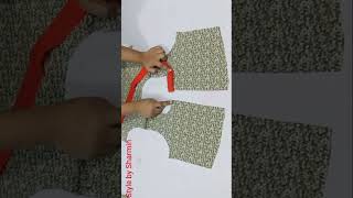 High Low Kurti Design Cutting And Stitching Bangla winterbabyfrock shortsvideo babyfrocks [upl. by Arondell128]