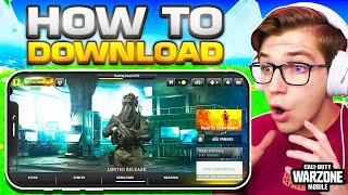 How To Download and Play WARZONE MOBILE on iOS and Android Working 2023 [upl. by Krik]