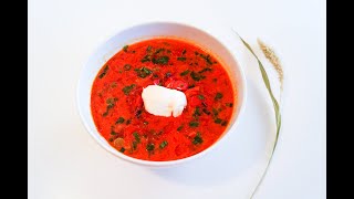 Ukrainsk Borsjtsj rødbetesuppe🇳🇴 Борщ🇷🇺 Ukrainian Borscht beet soup🇺🇸 Борщ🇺🇦 [upl. by Weinstock18]