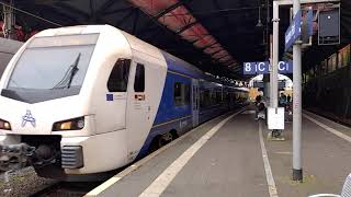 Aachen Hbf BE departure ARRIVA RE18 with destination Heerlen NL 30102024 [upl. by Aicats]