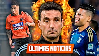 SCALONI PREOCUPADO Vs COLOMBIA DE NUEVO LANZA MENSAJE POR HORARIO l SELECCION l FALCAO LESION [upl. by Preciosa]