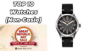 Amazon Great Republic Day Sale 2024  TOP 10 Watches on Sale [upl. by Mikkel242]