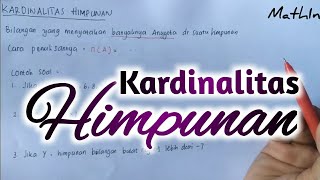 Matematika kelas 7  Kardinalitas Himpunan [upl. by Lorne]