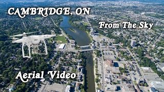 Cambridge ON  A view from The Sky  DJI Phantom 3 [upl. by Bunow608]