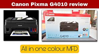 Canon Pixma G4010 review  Canon printer [upl. by Reinwald]