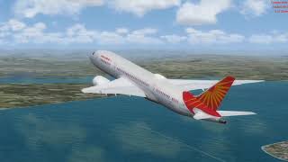 PREPAR3D v4 on Low End PC II 4GB RAM II Q6600 II GT 710 Air India 787 flight from Mumbai to Dubai [upl. by Zilevi109]