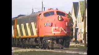 1986 FUnits amp Cabrides on the Nanticoke  CN 9100s [upl. by Shantee]