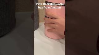 Pink stackable lunch box from Amazon [upl. by Holle811]