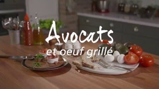 Avocats et oeuf grillé [upl. by Norrag]