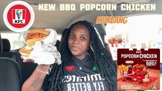 Trying KFC New BBQ Popcorn Chicken  Jamaica’s Spicy Zinger vs BBQ Zinger Mukbang [upl. by Hselin686]