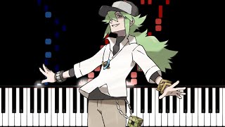 Pokémon Black and White  N Final Battle Music Piano Cover [upl. by Pepito]