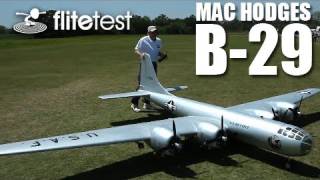 Flite Test  Mac Hodges B29  REVIEW [upl. by Ahtar]