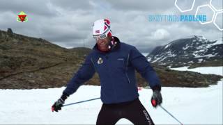 Skiteknikk med OddBjørn Hjelmeset Skøyting Padling [upl. by Buxton]