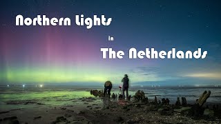 Northern Lights in The Netherlands  Noorderlicht in Nederland [upl. by Lerrud588]